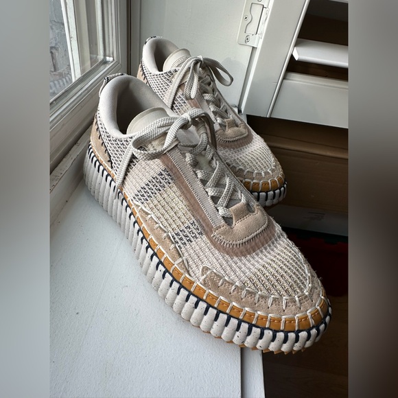 Chloe Nama Women’s sneakers, lightly worn and like-new. Size EU40/US10. - Picture 5 of 12